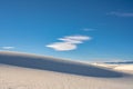 Sand Dunes Casting A Dark Shawow With The Look of a Crashing Wave Royalty Free Stock Photo