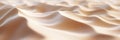 Sand dunes create smooth waves under a bright sun in a vast desert landscape Generative AI Royalty Free Stock Photo