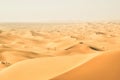 Sand dunes in the desert Royalty Free Stock Photo