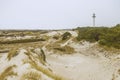 Sand dunes Dueodde beach Bornholm beautiful Denmark's island - wild nature