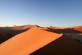 Sand Dunes at Dusk Royalty Free Stock Photo