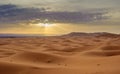 Sand dunes of Erg Chebbi, Morocco Royalty Free Stock Photo