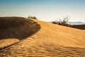 Sand dunes in Erg Chigaga, MHamid, Morocco Royalty Free Stock Photo