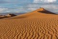 Sand dunes in Erg Chigaga Royalty Free Stock Photo