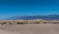 Sand Dunes in front of Mountains Royalty Free Stock Photo