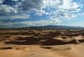 Sand dunes in gobi desert