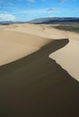 Sand dunes in gobi desert