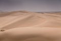 Sand dunes in the Gobi Desert in Inner Mongolia, China Royalty Free Stock Photo