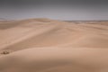 Sand dunes in the Gobi Desert in Inner Mongolia, China Royalty Free Stock Photo