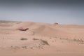 Sand dunes in the Gobi Desert in Inner Mongolia, China Royalty Free Stock Photo