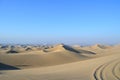 Sand dunes in Huacachina desert, Ica, Peru