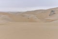 Sand dunes in the Huacachina desert, Peru Royalty Free Stock Photo