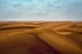 Sand Dunes in Kavier National Park in Iran, taken in January 2019 taken in hdr Royalty Free Stock Photo