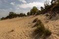 sand dunes on Lake Michigan Indiana Royalty Free Stock Photo