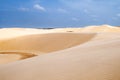 Sand dunes of the Lencois Maranheses in Brazil Royalty Free Stock Photo