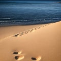 Sand dunes on Luskentyre Sands beach on the Isle of Harris, Scotland, UK made with Generative AI Royalty Free Stock Photo