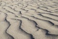 Sand dunes of the Maspalomas desert, Gran Canaria, Spain. Royalty Free Stock Photo
