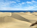 Sand dunes Maspalomas of Gran Canaria,