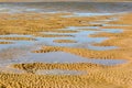 Sand dunes with mini flooded areas Royalty Free Stock Photo