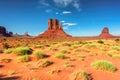 Sand dunes at Monument Valley, Arizona Royalty Free Stock Photo