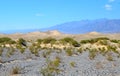 Sand Dunes And Mountains At Death Valley National Park, California Royalty Free Stock Photo