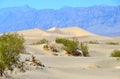 Sand Dunes And Mountains At Death Valley National Park, California Royalty Free Stock Photo