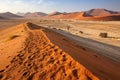 Sand Dunes Namib Desert Sossusvlei Namibia Royalty Free Stock Photo