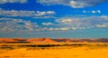 Sand dunes Namib-Naukluft national park, Namibia Royalty Free Stock Photo