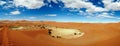 Sand dunes Namib-Naukluft national park, Namibia Royalty Free Stock Photo