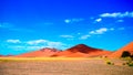 Landscape Sand dunes Namib-Naukluft national park , Namibia Royalty Free Stock Photo