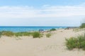 Sand dunes a ocean image