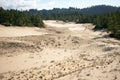 Sand Dunes, Oregon Beach, West Coast Nature and Landscape Royalty Free Stock Photo