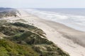 Sand dunes in the Oregon coast Royalty Free Stock Photo