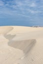 Sand dune Santa MÃÂ³nica beach Boa Vista Royalty Free Stock Photo