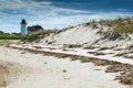 Sand Dunes by Race Point Lighthouse on Cape Cod in Massachusetts