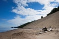 Sand dunes in the region of Charlevoix, Quebec, Canada Royalty Free Stock Photo