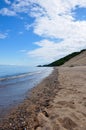 Sand dunes in the region of Charlevoix, Quebec, Canada Royalty Free Stock Photo