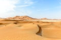 Sand dunes in Rub al-Khali desert (Oman)