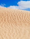 Sand dunes in the sahara desert near Douz Tunisia Africa Royalty Free Stock Photo