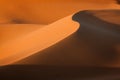 Sand dunes in the Sahara Desert, Merzouga, Morocco Royalty Free Stock Photo