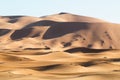 Sand dunes,  Sahara Desert Royalty Free Stock Photo