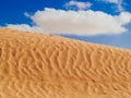 Sand dunes in the sahara desert near Douz Tunisia Africa Royalty Free Stock Photo