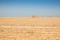 Sand dunes of Sahara desert near Ong Jemel in Tozeur,Tunisia. Royalty Free Stock Photo