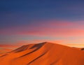 Sand dunes in Sahara desert Royalty Free Stock Photo