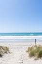 Sand dunes and sea of Papamoa, Mount Maunganui