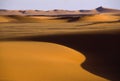Sand dunes shara desert Libya Africa Royalty Free Stock Photo