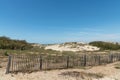 Soulac, in Medoc, France. View over the dunes