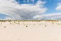 Sand dunes a sunny day