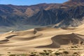 Sand dunes - Tibetan Plateau - Tibet Royalty Free Stock Photo