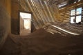 Sand filled room in Kolmanskop